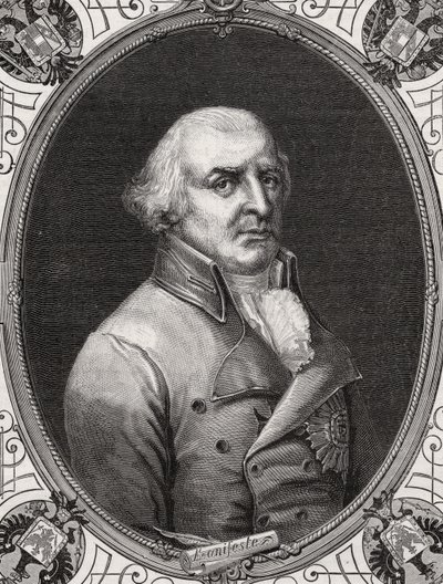 Karl Wilhelm Ferdinand, duc de Brunswick-Lunebourg, gravé par Stéphane Pannemaker d